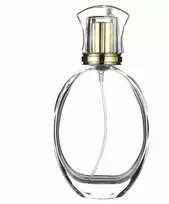 Kristalinis kvepalų buteliukas "camelia" 50ml, su purkštuvu