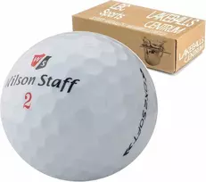 50 Wilson Dx2/duo Soft naudoti golfo kamuoliukai - balti