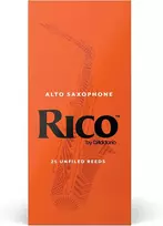 Vinilinė plokštelė Rico 2.0 stiprumo plokštelės alto saksofonui (25 vnt.)