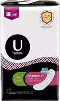 U by Kotex Heavy Flow įklotai 40 vnt. iš Jav