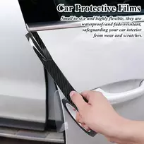 Dekoratyvinė juosta automobiliui 5m x 20mm, juoda anglies pluošto imitacija