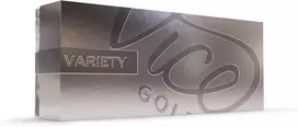 Vice Golf įvairių kamuoliukų rinkinys | 10 golfo kamuoliukų | Kiekvienas modelis | Įeina Pro Plus, Pro, Pro Soft, Tour, Drive | Idealiai tinka kaip dovana arba bandymui be rizikos
