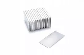 Pagrindinė plokštė Neodimio magnetas plokštelė Mpł 40x20x1 N38, 20 vnt. komplektas