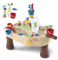 LITTLE TIKES smėlio dėžė, sodo vandens stalas, piratų laivas žaidimams