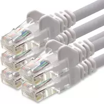 1attack.de tinklo kabelis cat.6 - (rinkinys) - Cat6 ethernet Lan kabelis 1000mbitų (poe) patch kabelis, suderinamas su cat.5 cat.6a cat.7