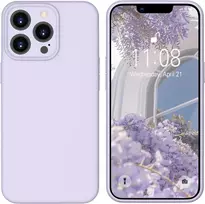 Hgh silikoninis dėklas, skirtas iphone 15 pro, viso korpuso dėklas, skirtas iphone 15 pro, švelnus prisilietimas, kameros apsauga, mikropluošto pamušalu dengtas telefono dėklas, skirtas iphone 15 pro - alyvinis