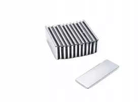 Pagrindinė plokštė Neodimio magnetas, plokštelė Mpł 40x15x2 N38, komplektas 5 vnt.