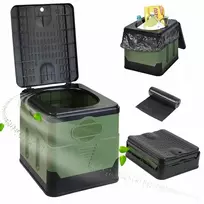 Nešiojamas turistinis tualetas, mobilus, kempingo, kemperio, priekabos wc iki 150 kg