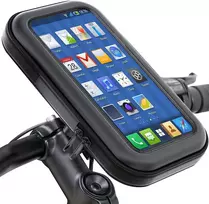Fibound vandeniui atsparus universalus telefono laikiklis dviračiui, motociklui, paspirtukui, 360° besisukantis telefono laikiklis motociklui, skirtas 6.3 colių išmaniesiems telefonams (juodas)