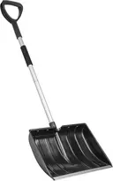 Lesoleil sniego kastuvas, žieminis kastuvas, nešiojamas reguliuojamas sniego kastuvas, 42 cm pločio talpos ledo ir sniego kastuvas, d formos rankena, naudojamas sodui, automobiliui, vairavimui ir stovyklavimui lauke