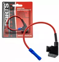 Saugiklių adapteris Bypass Micro 10a su 13 cm laidu