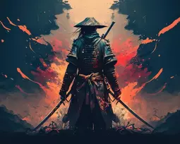 Krieger piešimas pagal skaičius suaugusiems, samurajus su kardu, piešimas pagal skaičius, piešimas pagal skaičius ir akriliniai dažai, 40 x 50 cm, be liepsnų, piešimas pagal skaičius suaugusiems, šeima, draugai