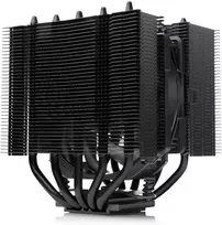 Noctua Nh-d12l chromax.juodas, žemo profilio dviejų bokštų cpu aušintuvas (120 mm, juodas)