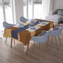 Le Jardin du Lin virtuvinis dekoratyvinis staltiesė rudos spalvos 140 x 200 cm - sukurta ir pagaminta Turkijoje