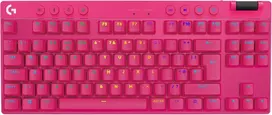 Logitech G Pro X Tkl Lightspeed belaidė žaidimų klaviatūra - magenta - Pan - tactile