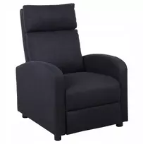 Sofa Velaco Atlošiamas poilsio fotelis-lova Java, juodas