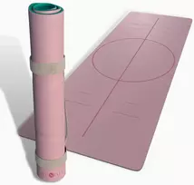 Gimnastikos kilimėlis jogai ir fitnesui Xxl Punima 183 x 68 cm Rožinis ir žalias
