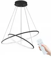 Lubinis šviestuvas Lokki Mikka Led pakabinamas šviestuvas 2 žiedų lubų šviestuvas 74w