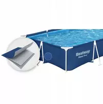 Karkasinis sodo baseinas su siurbliu 300 x 201 x 66 cm mega rinkinys 16in1 Bestway