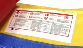 Skyjump Spyruoklių uždangalas batutui 300-320 cm 10ft spalvotas tvirtas apsauginis porolonas