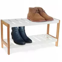 Batų lentyna bambukinis stovas skandinaviško stiliaus spintelė outlet