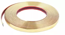 Elastingos dekoratyvinės juostelės chromuota lipni auksinė juosta auksinis 26 mm