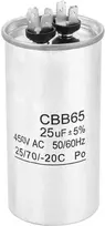 Motorinis kondensatorius Cbb65 aliuminio korpusas elektrolitinis nepolinis oro kondicionavimo variklis 25uf 450v