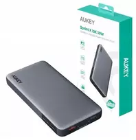 Aukey Pb-y41 Omnia Ii Power Bank 10000mah 15v 30w Qc Pd 3.0 2xusb Led