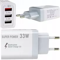 Matisto Greitas universalus tinklo įkroviklis telefonui 3x usb kostka qc 33w