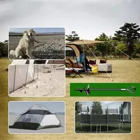 Trampolino tvirtinimo inkaras, tvirtas trampolino inkaro rinkinys 4 vnt.