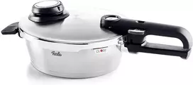 Fissler Vitavit Premium/quick keptuvė (1,8 l, skersmuo 18 cm) nerūdijančio plieno greitpuodis, 4 gaminimo lygiai, su įdėklu - indukcinė