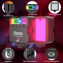 Led vaizdo šviestuvas rgb su įmontuota baterija, mini pritemdomas vaizdo šviestuvas 2500k-9000k, kameros šviesos nuolatinė šviesa, maža nešiojama mini foto lempa vaizdo kamerai išmaniajam telefonui