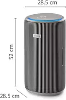 Philips Pureprotect 3200 Series: Išmanusis oro valytuvas, Hepa ir aktyvintos anglies filtras, Cadr 500 m³/h iki 130 m², itin tylus ir energiją taupantis, sulaiko 99,97 % alergenų (ac3210/12)
