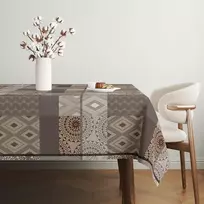 Martina Home aliejinė staltiesė Pompe ruda 100x140cm