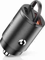 Wicked Chili automobilinis įkroviklis USB-C ir USB-A 45 W, modelis 844165