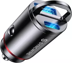 Syncwire automobilinis įkroviklis USB-C ir USB-A 60 W PD 3.0 QC 3.0 SW-XC672