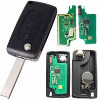 Raktas su nuotolinio valdymo pulteliu citroen c4 c5 picasso berlingo peugeot 207 307 308 407