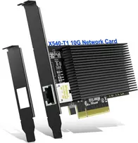 10gbps Tinklo plokštė su Intel X540-t1 valdikliu, Rj45