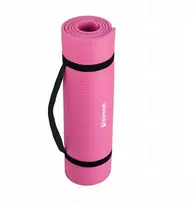 Balanssen Nbr fitness kilimėlis mankštai, jogai, pilates, neslystantis, storas, rožinis