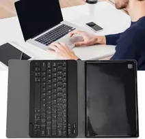 Fdit belaidė klaviatūros dėklas, 3 viename planšetinio kompiuterio klaviatūra + planšetinio kompiuterio dėklas + planšetinio kompiuterio laikiklio rinkinys, bluetooth klaviatūros pu odinis dėklas, skirtas p20, p20hd, m40 pro