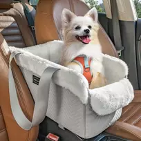 Petkit Petsfit Automobilinė kėdutė šunims iki 5kg, pilka/balta