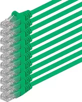 5 m cat 6 ethernet kabelis gigabit rj45 lan patch cord, suderinamas su internetu, maršrutizatoriumi, modemu, smart tv, pc ir nešiojamojo kompiuterio jungikliu, modemu, žalias - 10 vienetų - 5 m