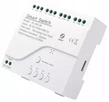 Įtampos neturintis relės valdiklis 4ch Ncno Zigbee Rf Tuya Ha Z2m Ewelink