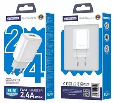 Greitas Usb įkroviklis 2.4a universalus telefonų greitam įkrovimui Usb-a