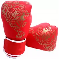 Jaunimo treniruočių pirštinės kikboksui bokso maišui Mma raudonos 38x23cm