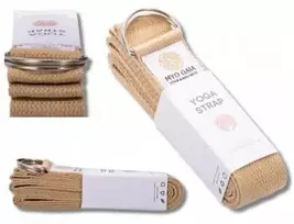 Jogos diržas medvilninis 250x3,8 cm jogos tempimo fitnesui