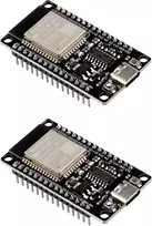 Pagrindinė plokštė 2 vnt. Esp32 Wroom mikrovaldiklis, Esp32 kūrimo plokštė, Esp32 Wroom modulis su Ch340 lustu, dviejų branduolių, Wlan, Bluetooth