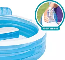 Intex 57190NP pripučiamas baseinas, 229 x 218 x 76 cm