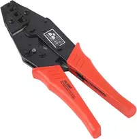 Yuecoom replės gnybtams užspaudimui 10-35mm 8-2awg laidų gnybtų užspaudimo įrankis su ergonomiška rankena vamzdžių ir iš anksto izoliuotiems gnybtams
