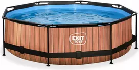 Karkasinis sodo baseinas 244x76 cm Exit - Rudas